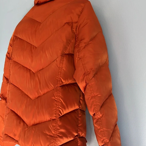 Eddie Bauer Quilted Goose Down Jacket Petite Medium - Picture 11 of 13